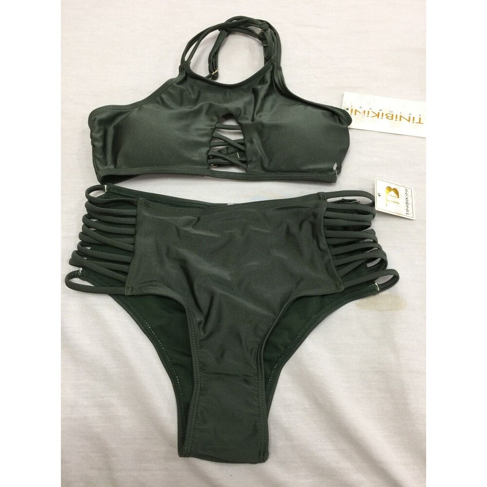 NWT TINIBIKINI WOMENS 2 PIECE SWIMSUIT 2 PIECE SIZE XS